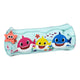 Estuche Escolar Cilíndrico Baby Shark Beach Day Azul claro (20 x 7 x 7 cm)