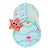 Estuche Escolar Cilíndrico Baby Shark Beach Day Azul claro (20 x 7 x 7 cm)