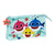 Estuche Escolar Baby Shark Beach Day Amarillo Azul claro (22 x 12 x 3 cm)