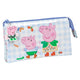 Portatodo Triple Urban Farmer Peppa Pig Azul claro