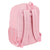 Mochila Escolar Smiley Iris Rosa