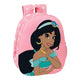 Mochila Escolar 3D Disney Jasmine Rosa