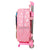 Mochila Escolar 3D con Ruedas Disney Jasmine Rosa (28 x 10 x 67 cm)