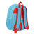 Mochila Escolar 3D Disney Pinocchio Rojo Azul claro