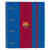 Carpeta de anillas F.C. Barcelona A4 Granate Azul marino