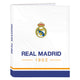 Carpeta de anillas Real Madrid C.F. Azul Blanco A4