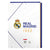 Carpeta Real Madrid C.F. Azul Blanco A4