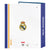 Carpeta de anillas Real Madrid C.F. Azul Blanco A4