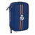 Plumier Triple Real Madrid C.F. Azul (12.5 x 19.5 x 5.5 cm) (36 Piezas)