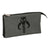 Estuche Escolar The Mandalorian Negro Gris (22 x 12 x 3 cm)