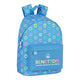 Mochila para Portátil Benetton Hoop Azul Multicolor (31 x 41 x 16 cm)