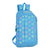 Mochila Casual Benetton Hoop Azul Multicolor (22 x 39 x 10 cm)