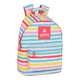 Mochila para Portátil Benetton Stripes Multicolor (31 x 41 x 16 cm)