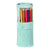 Plumier Benetton World Enrollable Menta (27 Piezas) (7 x 20 x 7 cm)