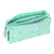 Estuche Escolar Benetton World Menta (22 x 12 x 3 cm)