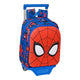 Mochila Escolar con Ruedas Spiderman Great Power Rojo Azul (27 x 33 x 10 cm)