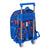 Mochila Escolar con Ruedas Spiderman Great Power Rojo Azul (27 x 33 x 10 cm)