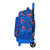 Mochila Escolar con Ruedas Spiderman Great power Rojo Azul (33 x 45 x 22 cm)