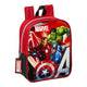 Mochila Escolar The Avengers Infinity Rojo Negro (22 x 27 x 10 cm)