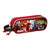 Estuche Escolar The Avengers Infinity Rojo Negro (21 x 8 x 6 cm)