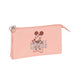 Estuche Escolar Mickey Mouse Clubhouse Cotton Rosa (22 x 12 x 3 cm)