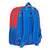 Mochila Escolar Super Mario Rojo Azul (32 x 38 x 12 cm)