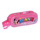 Estuche Escolar Minnie Mouse Lucky Rosa (21 x 8 x 6 cm)