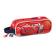 Estuche Escolar Cars Double Vision Rojo Azul marino (21 x 8 x 6 cm)