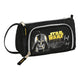 Estuche Escolar Star Wars Fighter Negro (20 x 11 x 8.5 cm) (32 Piezas)