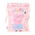 Portameriendas Peppa Pig Having Fun Saco (20 x 25 cm)