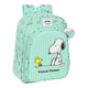 Mochila Escolar Snoopy Friends forever Menta (26 x 34 x 11 cm)