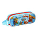 Estuche Escolar SuperThings Kazoom Kids Rojo Azul claro (21 x 8 x 6 cm)