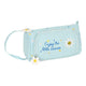 Estuche Escolar BlackFit8 Daisies Azul claro (20 x 11 x 8.5 cm)