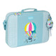 Portadocumentos BlackFit8 Fly with me Blanco Azul cielo (38 x 28 x 6 cm)