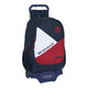 Mochila Escolar con Ruedas F.C. Barcelona Corporativa Azul Granate (32 x 44 x 16 cm)