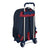 Mochila Escolar con Ruedas F.C. Barcelona Corporativa Azul Granate (32 x 44 x 16 cm)