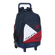 Mochila Escolar con Ruedas F.C. Barcelona Azul Granate (33 x 45 x 22 cm)