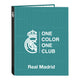 Carpeta de anillas Real Madrid C.F. Blanco A4 (25 mm)