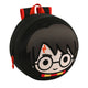 Mochila Escolar 3D Harry Potter Negro (31 x 31 x 10 cm)