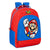 Mochila Escolar Super Mario Rojo Azul (32 x 42 x 15 cm)