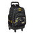 Mochila Escolar con Ruedas Batman Hero Negro (33 x 45 x 22 cm)