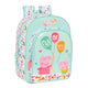 Mochila Escolar Peppa Pig Cosy corner Azul claro (26 x 34 x 11 cm)