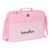 Cartera Escolar Benetton Vichy Rosa (38 x 28 x 6 cm)