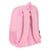 Mochila Escolar Benetton Vichy Rosa (30 x 46 x 14 cm)