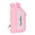 Mochila Infantil Benetton Vichy Mini Rosa (22 x 39 x 10 cm)