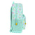 Mochila Escolar Smiley Summer fun Turquesa (32 x 43 x 14 cm)