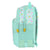 Mochila Escolar Smiley Summer fun Turquesa (32 x 42 x 15 cm)