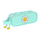 Estuche Escolar Smiley Summer fun Turquesa (21 x 8 x 6 cm)