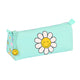 Estuche Escolar Smiley Summer fun Turquesa (21 x 8 x 7 cm)