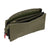 Estuche Escolar Munich Class Negro Verde militar (22 x 12 x 3 cm)